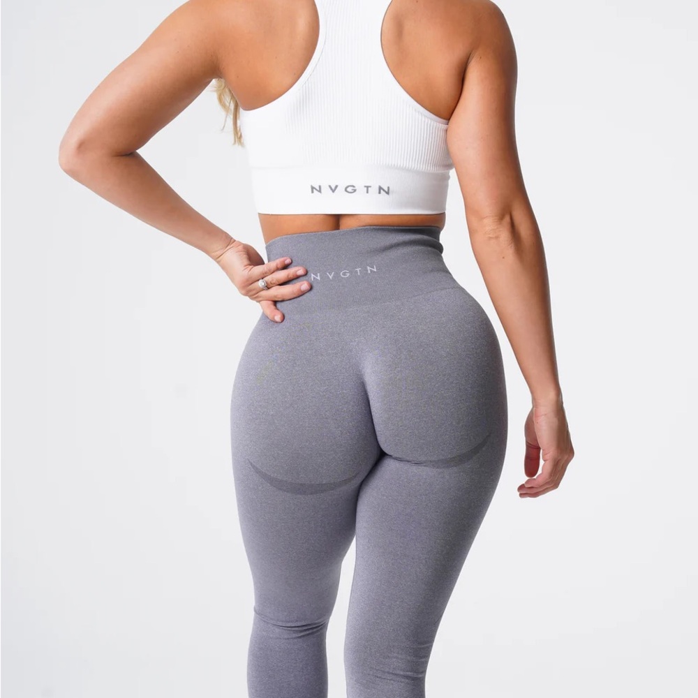 NVGTN Gray High-Waist Leggings